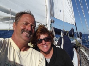 Bill and Lisa underway from Hipolito